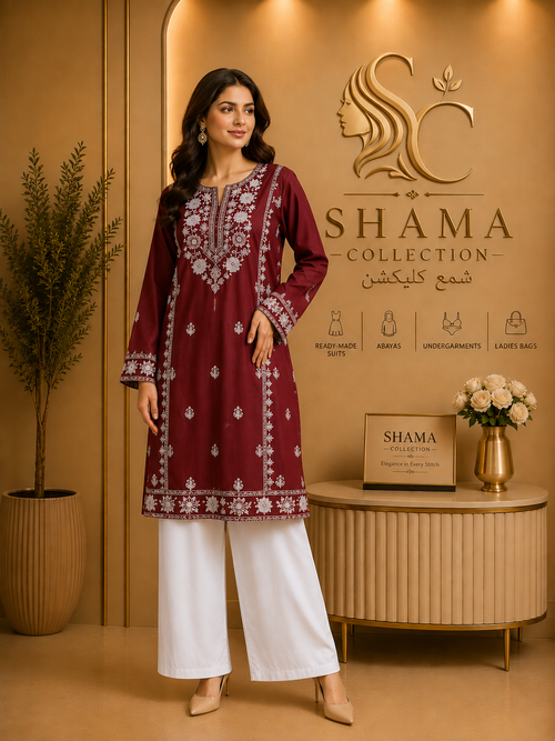 Embroidered Ready-to-Wear Suit | Shama Collection