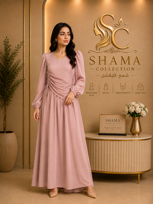 Elegant Western Style Maxi Dress for Women – Premium Modest Long Dress | Shama Collection